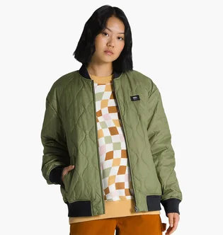Куртка женская Vans Pickett Bomber Jacket Olive VN00075EZBF