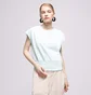 Футболка женская Adidas T-Shirt Waist Cinch Tee Light Blue HM2112