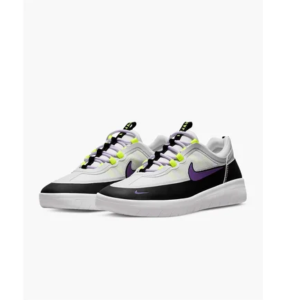 Кроссовки унисекс Nike Skate Shoes White/Black BV2078-009