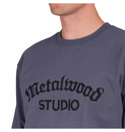 Світшот чоловічий Metalwood Studio Medieval Grey MWS25-06-05-MDN