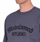 Світшот чоловічий Metalwood Studio Medieval Grey MWS25-06-05-MDN