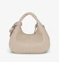 Сумка жіноча GANNI Light Grey Mini Hobo Bag Beige A6978