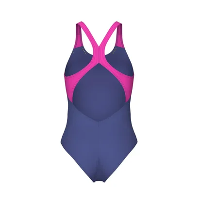 Купальник женский Arena Spider Web Swimsuit V Back Violet 007988-890