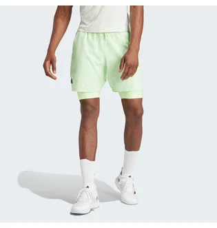 Шорти чоловічі Adidas Tennis Heat.Rdy Shorts And Inner Shorts Green IL7380