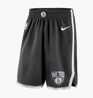 Шорты мужские Nike Nba Swingman Brooklyn Nets Icon Edition Black AJ5584-010
