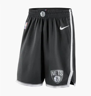 Шорты мужские Nike Nba Swingman Brooklyn Nets Icon Edition Black AJ5584-010