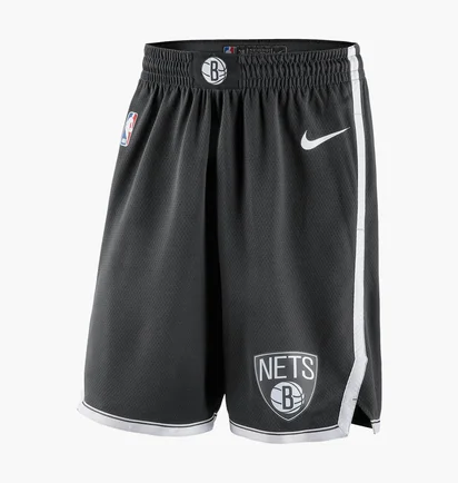 Шорты мужские Nike Nba Swingman Brooklyn Nets Icon Edition Black AJ5584-010