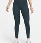 Леггинсы женские Nike Fast Mid-Rise 7/8 Printed Leggings With Pockets Blue FB4579-328