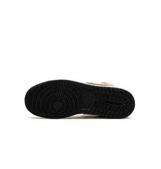 Кроссовки детские Air Jordan 1 Mid Se Brown Elephant Beige DZ5369-102