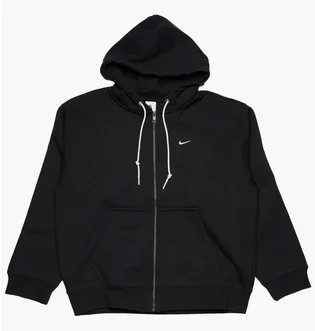 Толстовка мужская Nike Solo Swoosh Fullzip Hoodie Black DR0403-010