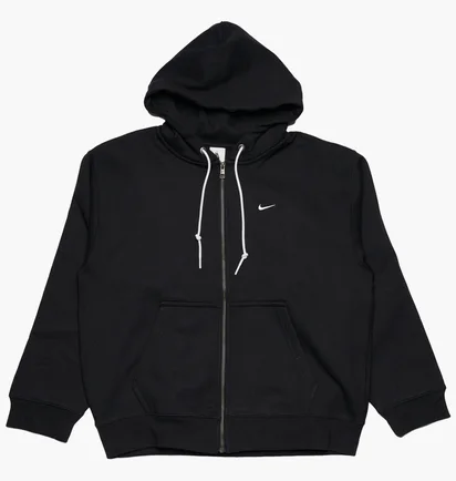 Толстовка чоловіча Nike Solo Swoosh Fullzip Hoodie Black DR0403-010