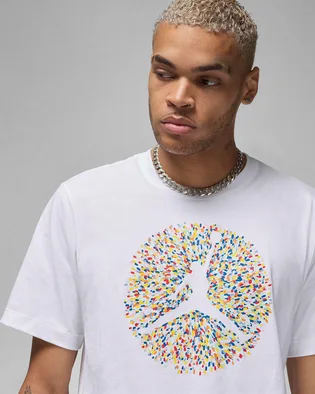 Футболка мужская Air Jordan M J Flt Ess Pool Ss Crew White FN6006-100