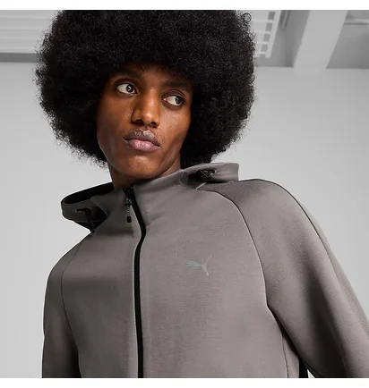 Толстовка мужская Puma Evostripe Full-Zip Hoodie Grey 684613-79