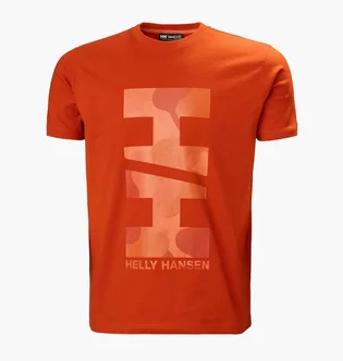 Футболка мужская Helly Hansen Move Cotton T-Shirt Orange 53976-308