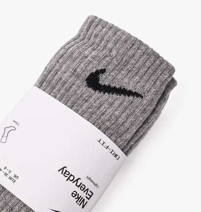 Шкарпетки унісекс Nike U Everyday Ltwt Crew (3 пари, неутеплені) Multi SX7676-964