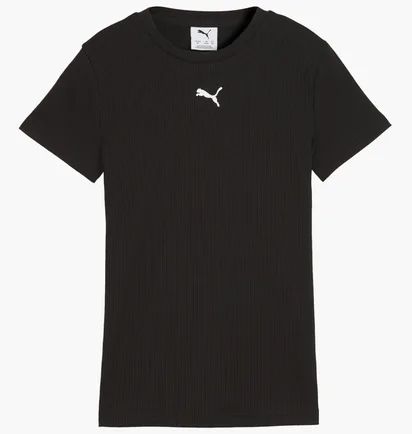 Футболка дитяча Puma Ess Elevated Rib Black 691719-01
