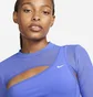 Лонгслив женский Nike Pro Blue FB5683-413