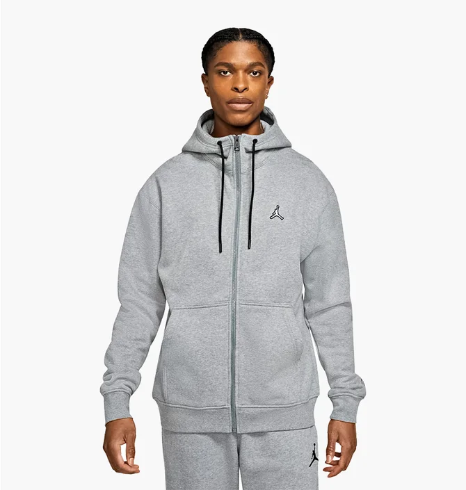 Толстовка мужская Air Jordan M J Ess Flc Fz Hoodie Grey DA9810-091