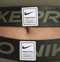 Топ женский Nike Pro Dri-Fit Graphic Crop Tank Olive Dq5593-222