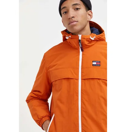 Куртка мужская Tommy Jeans Jacket Orange DM0DM14448