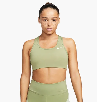Топ женский Nike Dri-Fit Swoosh Olive Bv3630-334