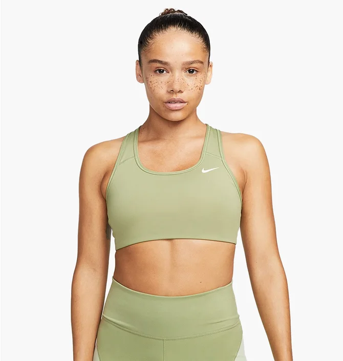 Топ женский Nike Dri-Fit Swoosh Olive Bv3630-334
