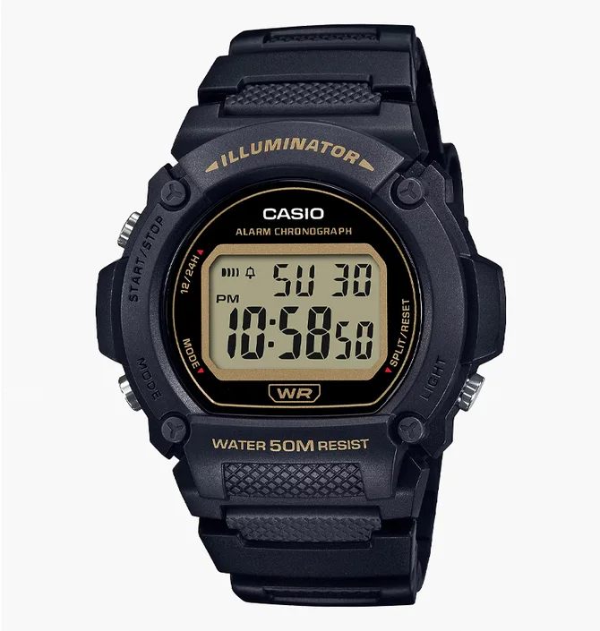 Часы мужские Casio Illuminator W-219H-1A2