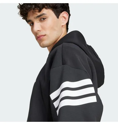 Толстовка мужская Adidas Future Icons 3-Stripes Black JD4827