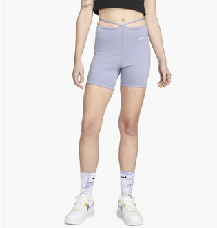 Шорты женские Nike Nswevrdy Mod Hr Bike Short Light Blue DV7928-519