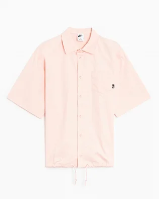 Рубашка мужская Nike Button-Down Short-Sleeve Top Pink DX0898-601