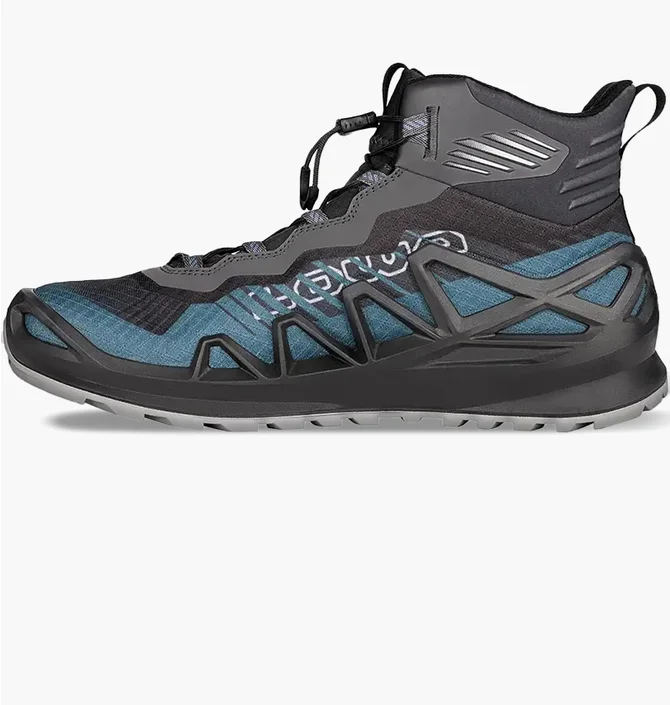Ботинки унисекс Lowa Merger Gtx Mid Grey/Blue 310430-3797