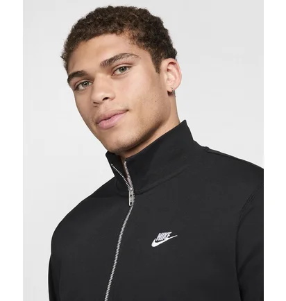 Олімпійка чоловіча Nike Club Knit Jacket Black FQ3426-010