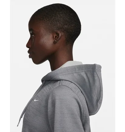 Толстовка жіноча Nike Therma-Fit One Full-Zip Hoodie Grey FB5216-091