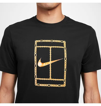 Футболка чоловіча Nike Court Heritage MenS Tennis T-Shirt Black HF6217-010