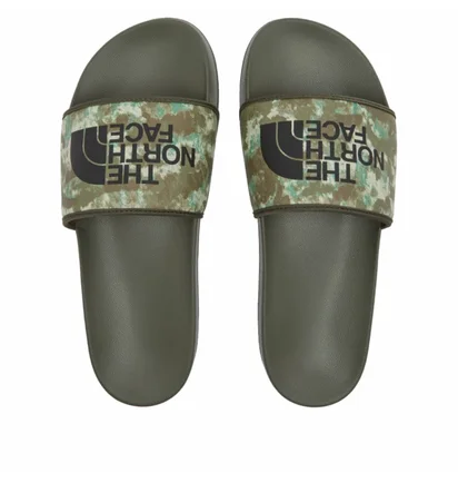 Тапочки мужские The North Face Base Camp Slide Camo/Green NF0A4T2RIYL