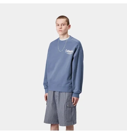 Світшот чоловічий Carhartt WIP Catalogue Light Blue I034729.2X7XX
