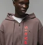 Спортивний костюм чоловічий Air Jordan X Paris Saint-Germain Full Zip-Fleece Hoodie Brown Dn6150-291&Dm3094-291