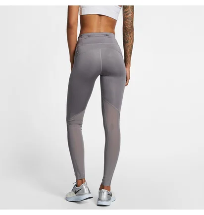 Леггинсы женские Nike Fast Grey AT3103-056
