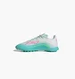 Сороконожки детские Adidas F50 League Tf Messi White/Turquoise JQ0944