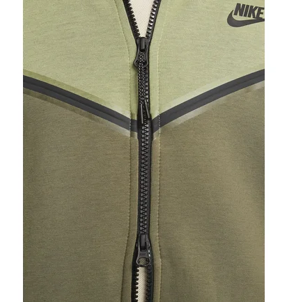 Толстовка чоловіча Nike Nsw Tech Fleece Hoodie Olive Cu4489-334