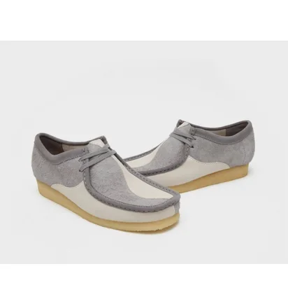 Туфлі чоловічі Clarks Originals Wallabee Grey 26176525