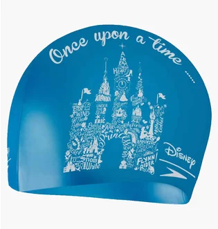 Шапочка для плавания Speedo Slogan Prt Cap Ju Light Blue 8-08386F301