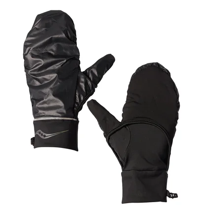 Перчатки мужские Saucony Hurricane Convertible Mitt Black SAU800056-BK