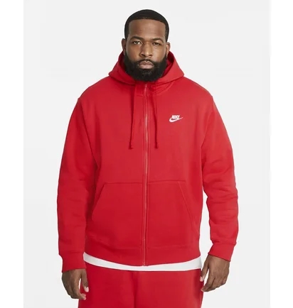 Толстовка чоловіча Nike Mens Full-Zip Hoodie Red Bv2645-657