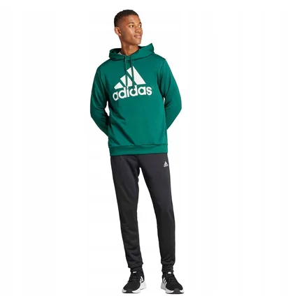 Спортивний костюм чоловічий Adidas French Terry Hooded Green/Black IP3115