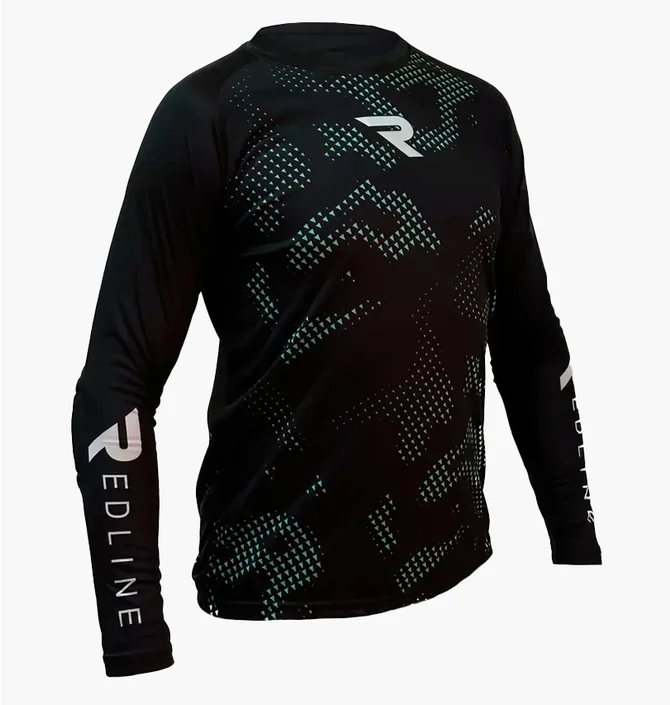 Лонгслив мужской Redline Gk Inspire Black/Blue RLCL38