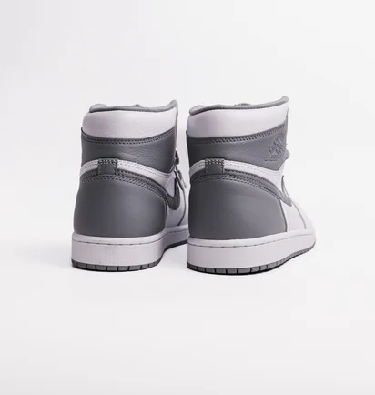 Кроссовки мужские Air Jordan 1 Retro High Og White/Grey 555088-037