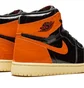 Кроссовки мужские Air Jordan 1 Retro High Og Black/Orange 555088-028