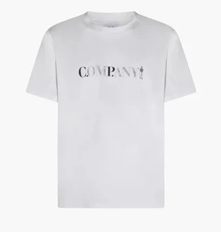 Футболка мужская C.P. Company Jersey White 20CMTS085A-005100W-103