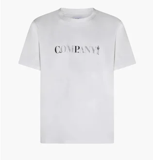 Футболка мужская C.P. Company Jersey White 20CMTS085A-005100W-103